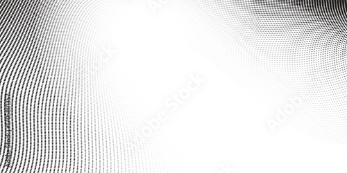 Grunge halftone gradient background. Faded grit noise texture. White and black sand wallpaper. Retro pixelated backdrop. Anime or manga style comic overlay. Vector graphic design textured template