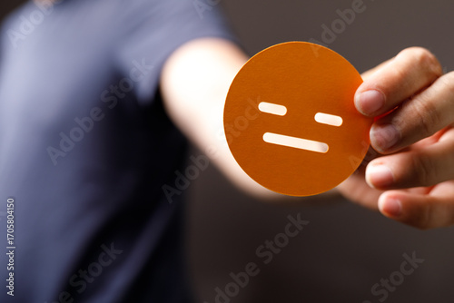 Stock photo of a person hol...