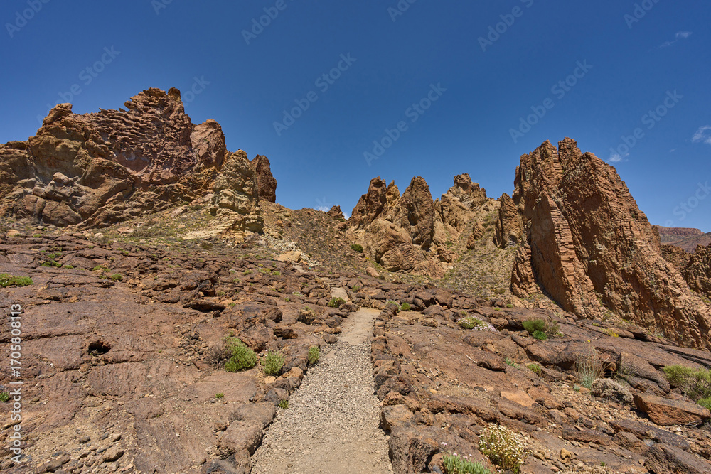 Fototapeta premium Lava formations at Roques de Garcia