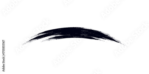 Brush strokes templates, vector grunge paintbrush