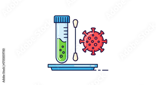 Medical Sample Collection Tools for Virus Testing.