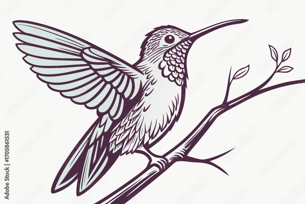 Obraz premium vector illustration of a dove