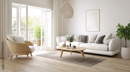 Wallpaper Mural modern living room Torontodigital.ca