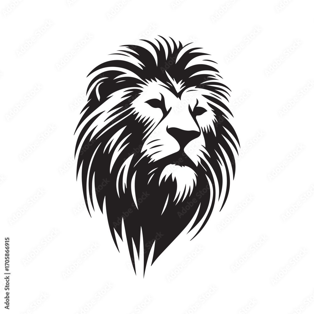 Fototapeta premium lion vector illustration