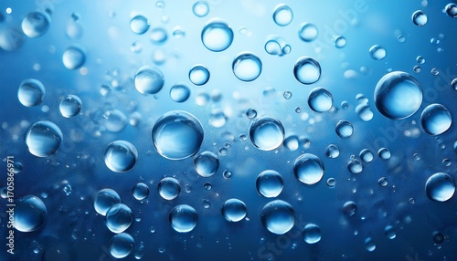 Wallpaper Mural Beautiful Blue Bubble Background Design Torontodigital.ca