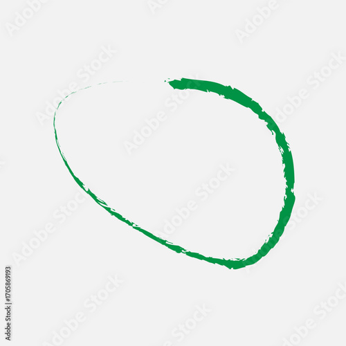 Circles Marking Highlight Reminder set of sketches illustrations 