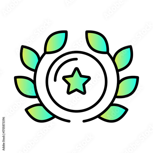 Award Medal Prize Honor Victory Vector Icon with Editable Stroke