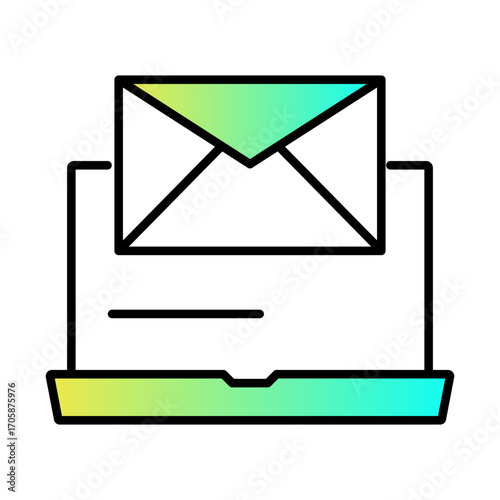 Email Message Mail Letter Communication Vector Icon with Editable Stroke