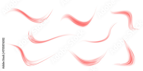 Glowing red speed lines swirl through a digital tunnel, creating a hypnotic illusion of infinite motion. Neon sparks flicker around the edges. A dynamic vision of virtual velocity. PNG