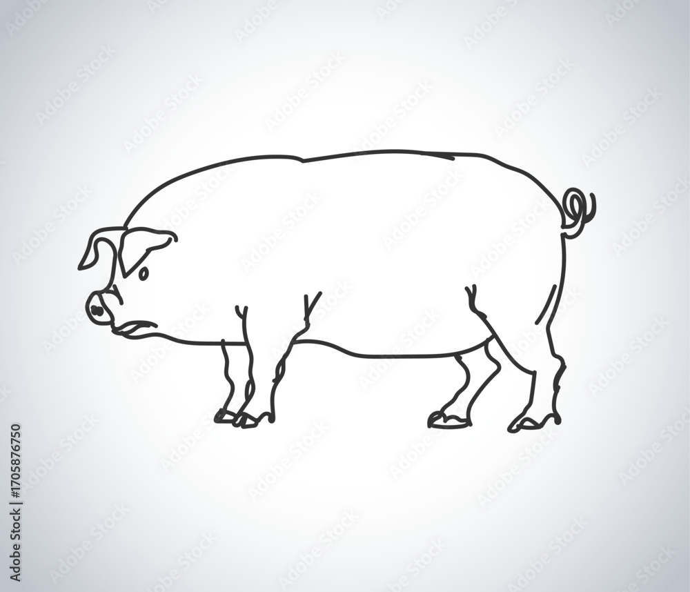 Obraz premium Understanding the Role of Pigs in Farming and Food Production