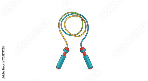 Colorful Jump Rope for Exercise and Fun.