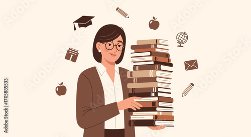 Dedicated Educator Delivers Knowledge, Representing Education And The Pursuit Of Wisdom