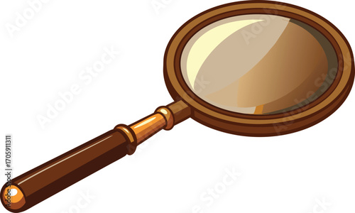 A simple magnifying glass icon used for searching and discovery