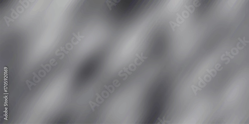 Abstract grey toned blurred background with gradient and wave-like forms depicting modern design space or artistic inspiration