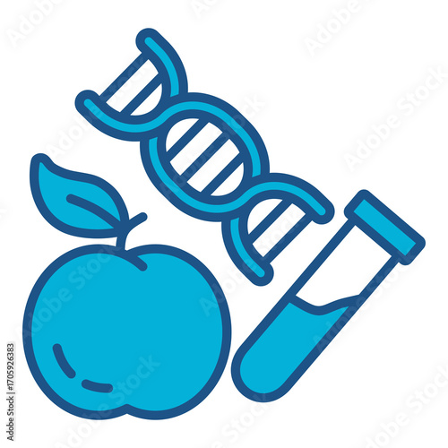 Gmo Food Icon Set With Multiple Styles. Vector Illustration