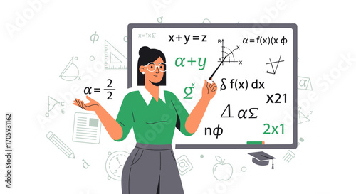 Knowledge Dissemination Through Education, A Teacher Explains Mathematical Concepts Clearly