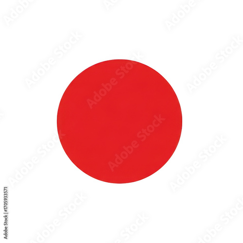 Red circle isolated on transparent background