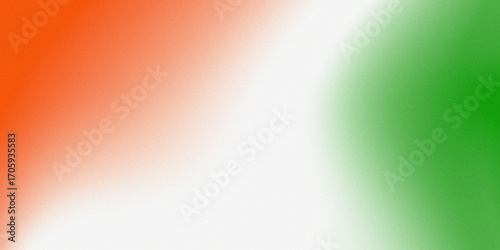 The background is in the colors of the Indian flag with a grainy texture. Indian Independence Day