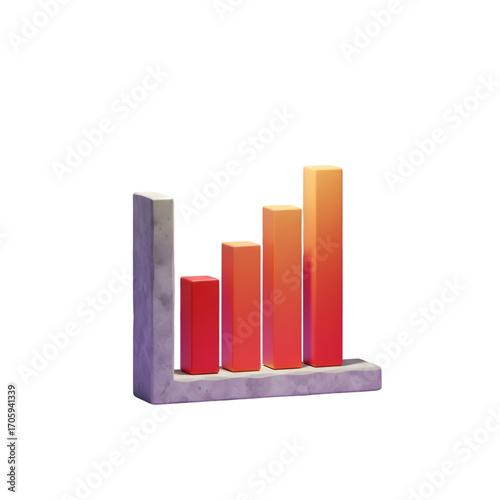 3d bar chart graph isolated on transparent background Free Download 3d bar chart graph isolated on transparent background - GFXLoad