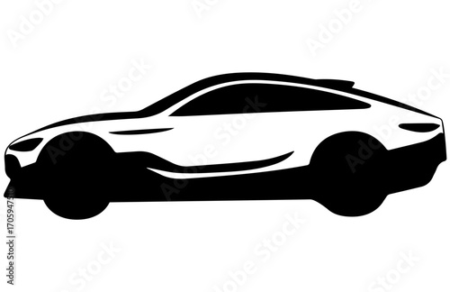 vector silhouettes collection black and white car icons featuring classic retro and modern styles transportation graphic set