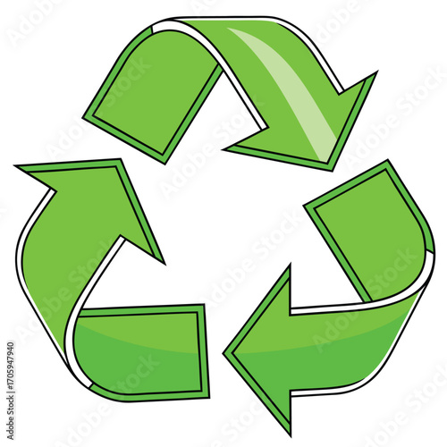 green recycle symbol