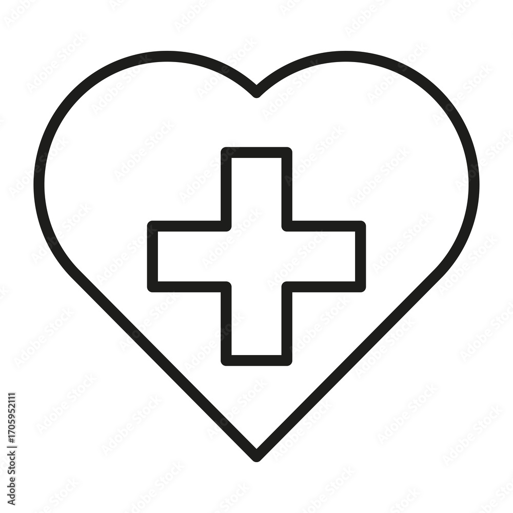 Fototapeta premium health vector icon