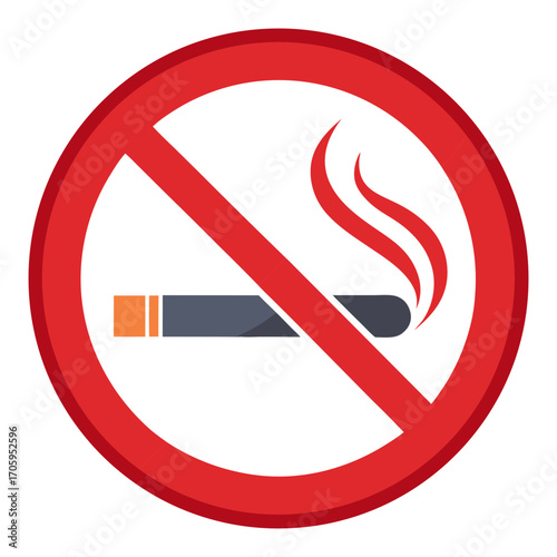 no smoking sign vector logo