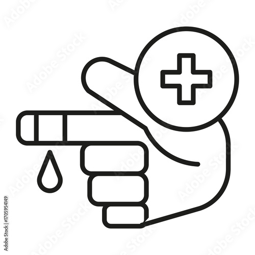 injury vector icon