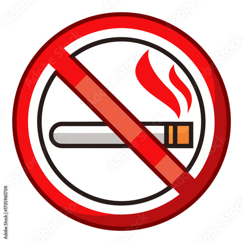 no smoking sign vector