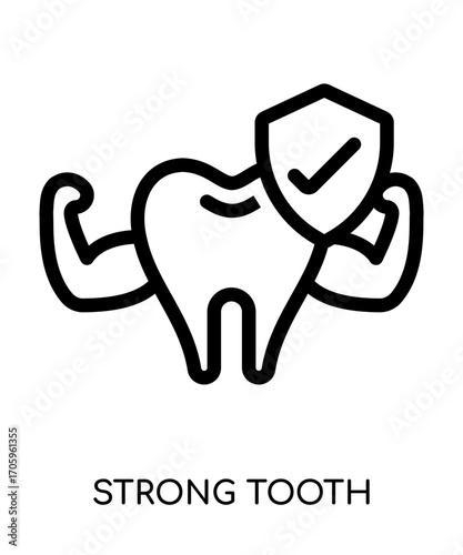 Strong Tooth Icon