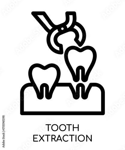 Tooth Extraction Icon