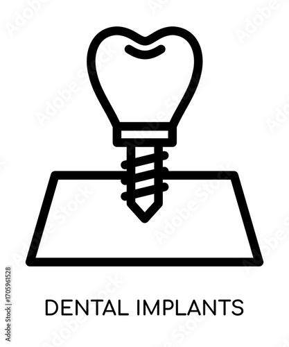 Dental Implants Icon