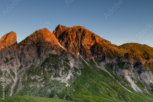 Wallpaper Mural Alpine Sunset View from Giau Pass, Italian Dolomites Torontodigital.ca