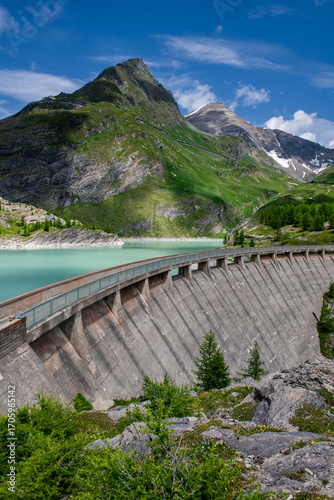 Wallpaper Mural Grossglockner Mountain Lake and Dam Torontodigital.ca