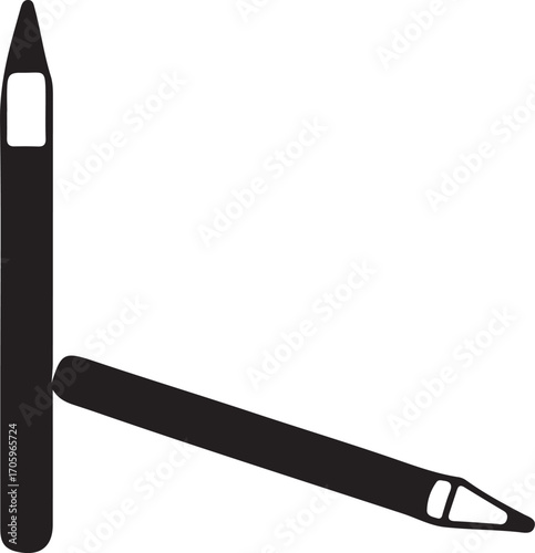 Eye pencils  design with vibrant color accents
