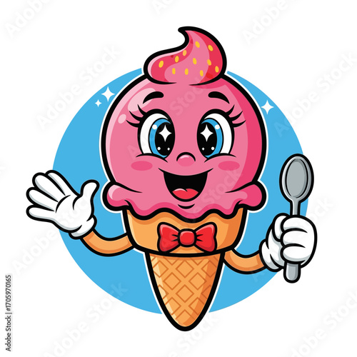 ice cream cartoon