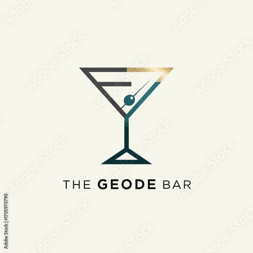 glass of martini