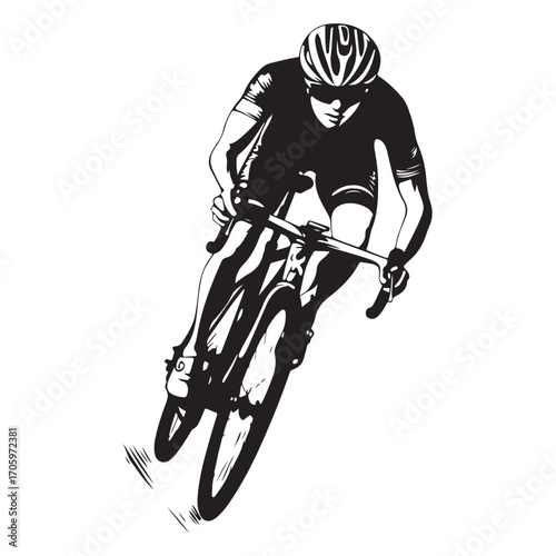 Mountain Biking Silhouette Pack | Extreme Cycling Vector Set
