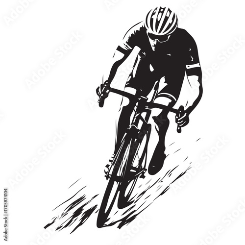 Mountain Biking Silhouette Pack | Extreme Cycling Vector Set