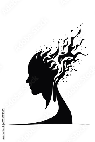 Manipulation, Mind, thoughts, head, hand, manipulator, narcissist, psychology, success, artwork, vector