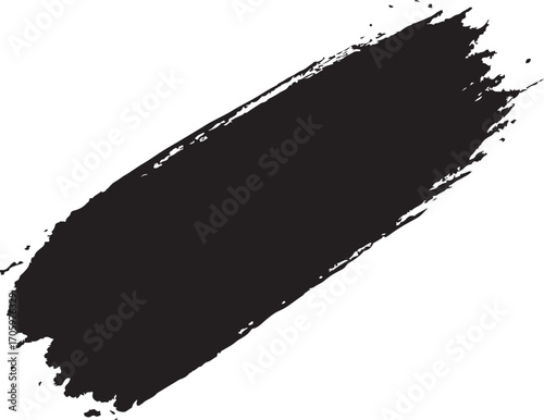 PrintBlack paint stroke on a dark background abstract texture