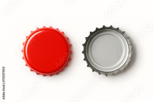 bottle cap isolated on white