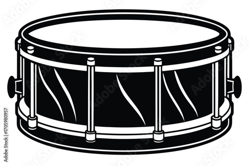 snare drum vector icon