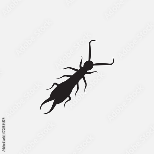 Earwig icon vector