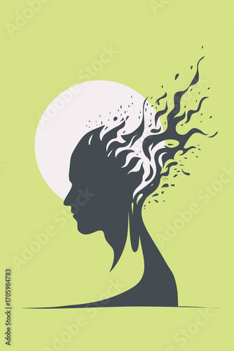Manipulation, Mind, thoughts, head, hand, manipulator, narcissist, psychology, success, artwork, vector
