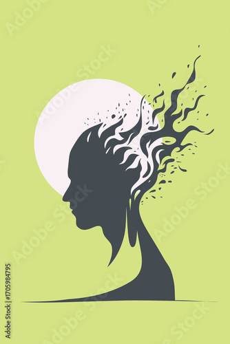 Manipulation, Mind, thoughts, head, hand, manipulator, narcissist, psychology, success, artwork, vector