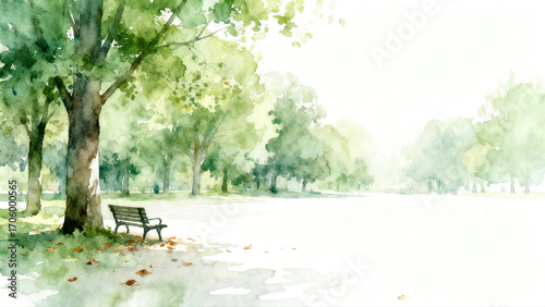 Winter Snow Scene, Calm Lake