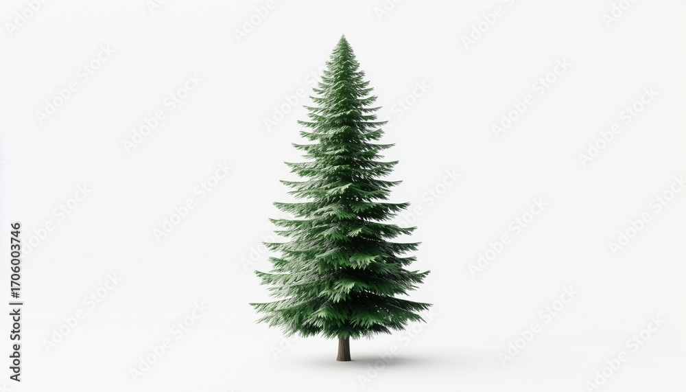 Obraz premium Festive New Year'S White Christmas Tree With A Decorative Theme, Perfect For Adding A Touch Of Holiday Spirit To Your Home.