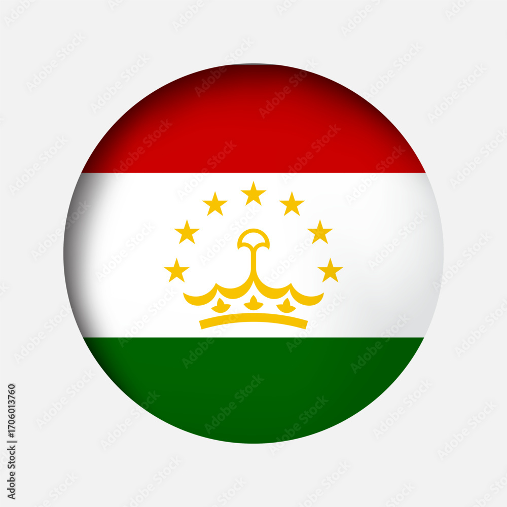 Obraz premium tajikistan flag