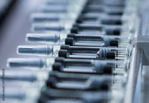 Biomedical pre-filled syringe production line